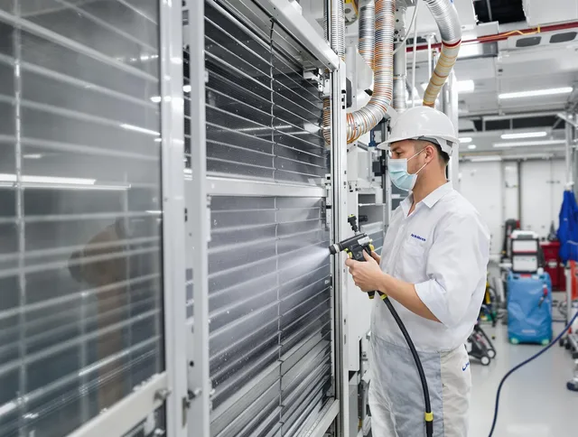 Professional AC coil cleaning by Norton Air Duct Cleaning in Norton