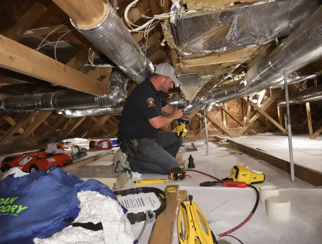 Professional air duct repair by Norton Air Duct Cleaning in Norton