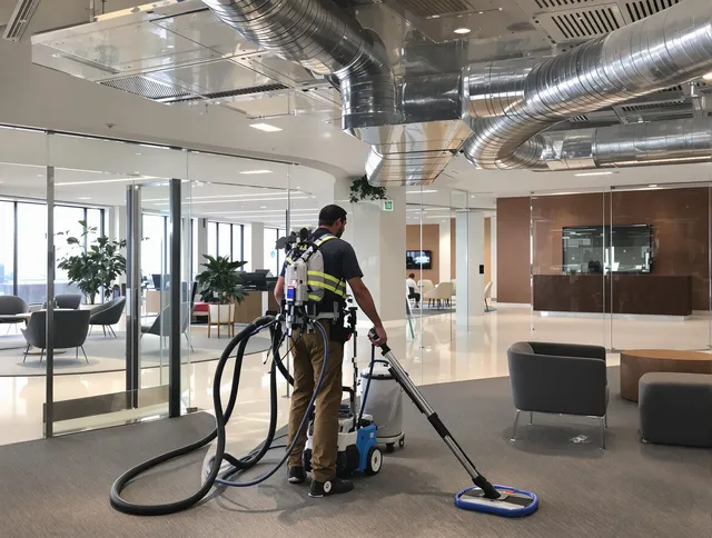 Commercial duct cleaning service by Norton Air Duct Cleaning in Norton