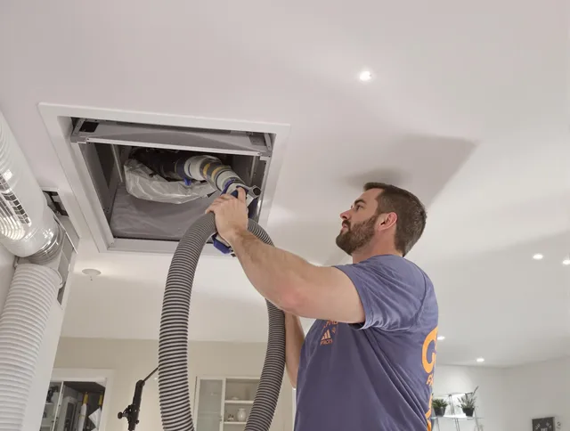 Precision indoor duct cleaning by Norton Air Duct Cleaning in Norton